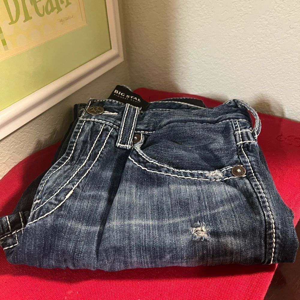 EUV Big Star Blue Jeans Pioneer Boot 32R #BTBJ4